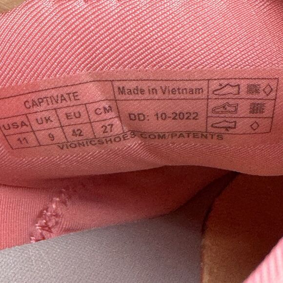 Vionic Captivate Shoes Womens Size 11 Pink White Running Training Sneakers - Picture 9 of 10